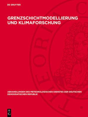 cover image of Grenzschichtmodellierung und Klimaforschung